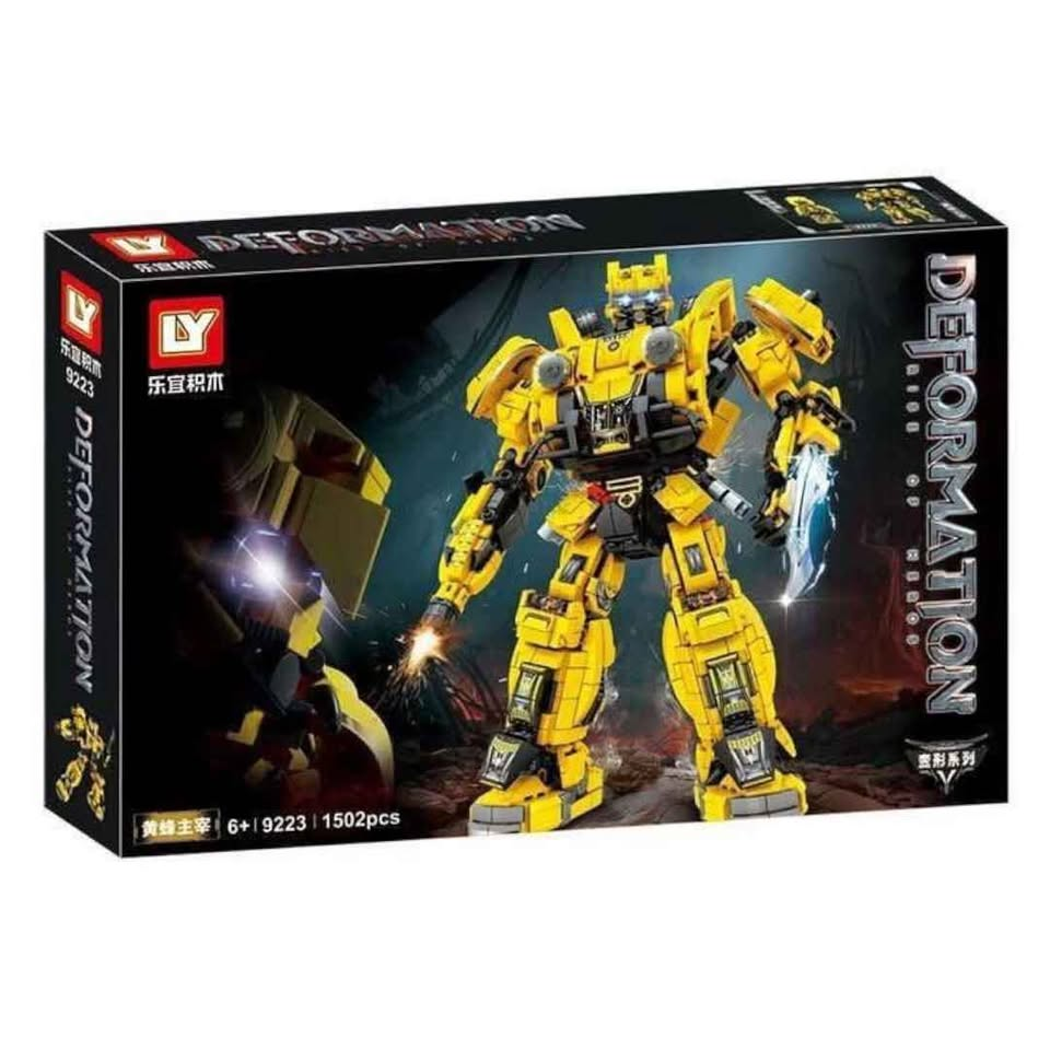 LEGO BumbleBee Transformers Deformation +1502 Piezas LY-9223 - Caja oficial