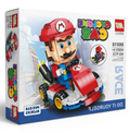 LEGO Super Mario Kart Cyclone Car Race +420 Piezas MC-86010 - Caja oficial con figura de Mario y kart rojo