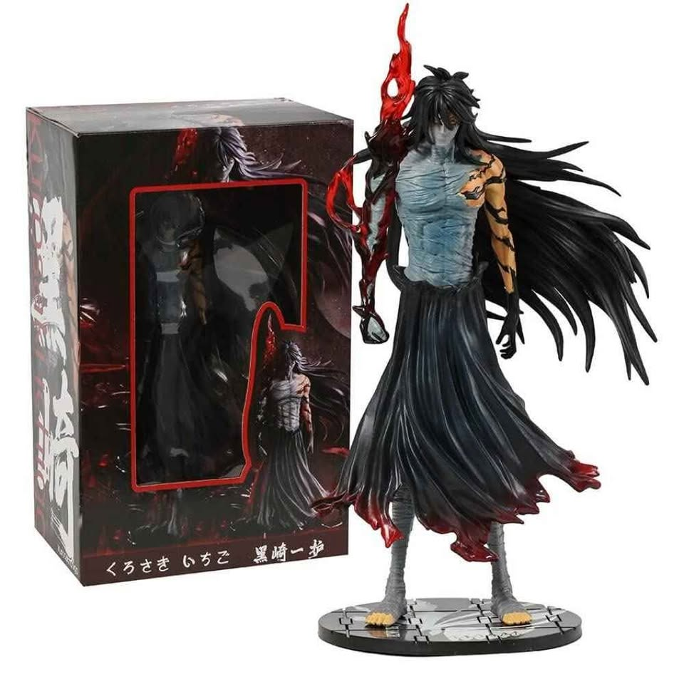 Figura Ichigo Kurosaki Final Getsuga Tenshou Mugetsu Bleach 33cm con caja oficial