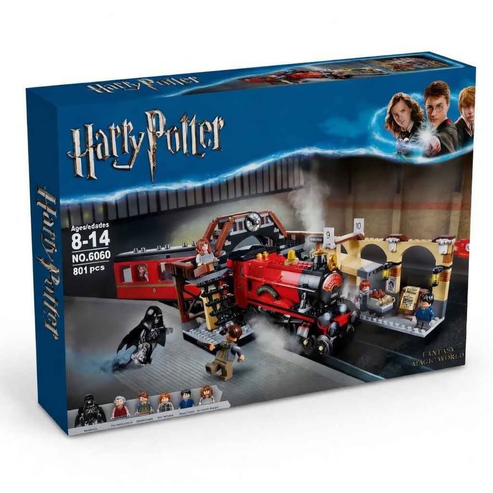 Set de bloques LEGO Harry Potter Tren Hogwarts 801 piezas - No.6060