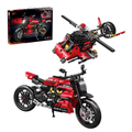 LEGO Moto Sport Transformable En Helicóptero +545 Piezas FC9802 - Set 2 en 1 con moto GSV Racing y helicóptero Sport
