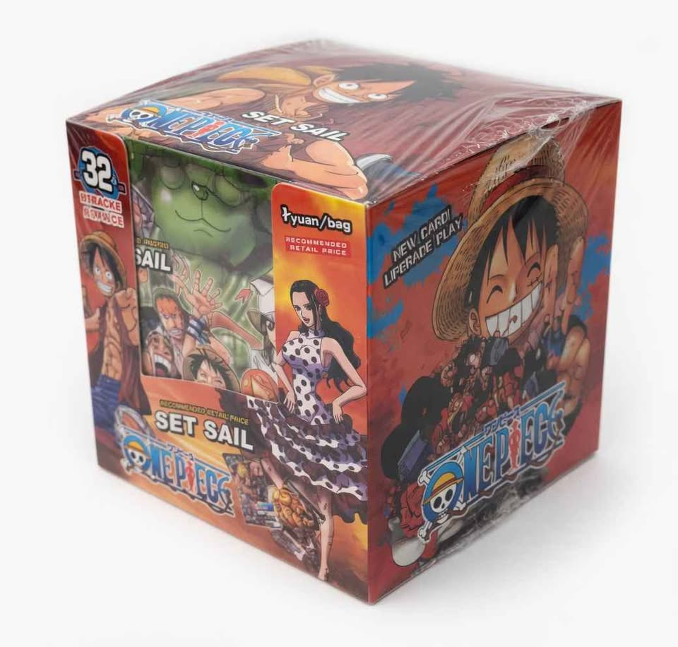 32 Pack Cartas One Piece Card Game Set Sail - Caja completa edición especial