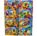 8 Cajas LEGO Vengadores y Guardianes de la Galaxia +366 Piezas MQ1263 - Capitán América, Iron Man, Thor, Hulk, Thanos, Rocket, Groot y Ronan