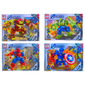 4 Cajas LEGO Mecha Marvel Avengers Heroes Assemble +1266 Piezas MS323 - Iron Man Hulkbuster, Hulk, Spider-Man y Capitán América