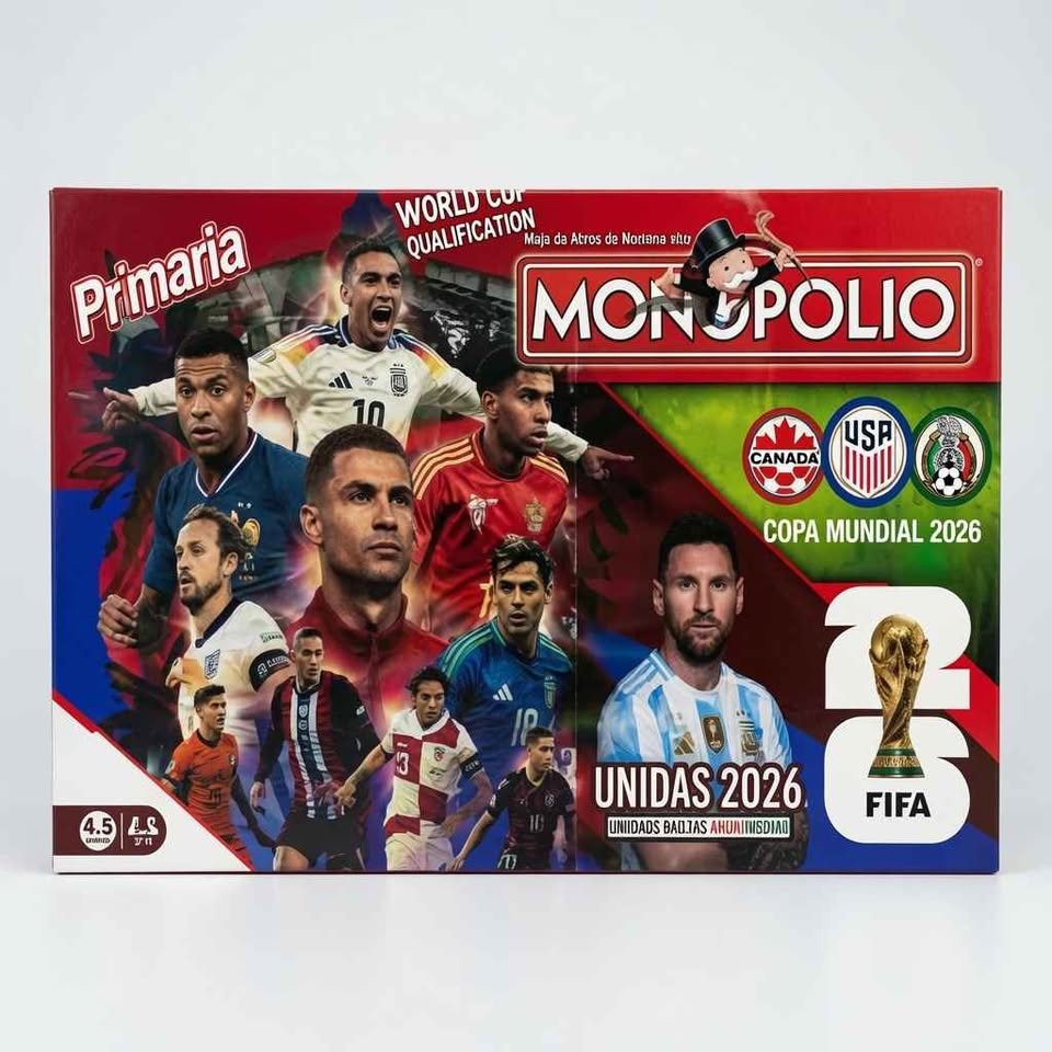 Monopolio Copa Mundial FIFA 2026 - Juego de Mesa Edición Especial
