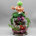 Figura Broly Fase Legendario Dragon Ball Super 30cm con Luz LED - Pose de combate con aura verde
